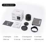 Viltrox AF 20mm f/2.8 Lens ( Sony FE / Nikon Z / Full Frame / ED Elements / USB-C port / Pre-order )