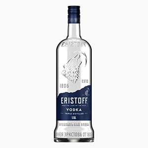 ERISTOFF Premium Vodka, Charcoal Filtered, Triple Distilled Vodka Spirit, 37.5% ABV, 150cL / 1.5L S&S £31.50