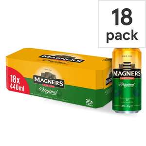 Magners Original Cider (4.5% ABV) 18X440ml - £10 (Clubcard Price) @ Tesco