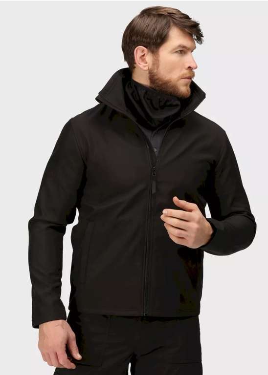 Men's Coverup Softshell Jacket | Black £12.45 + free collection @ Regatta