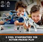 LEGO Star Wars 75348 Mandalorian Fang Fighter vs. TIE Interceptor Set - R2-E6 droid figure (2 starfighters). Free click and collect