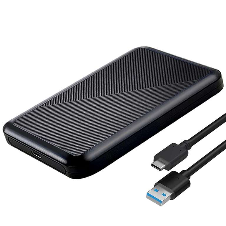 USB-C 2.5 External Hard Drive Enclosure USB Type-C 3.1 Gen.2 Caddy Tool ...