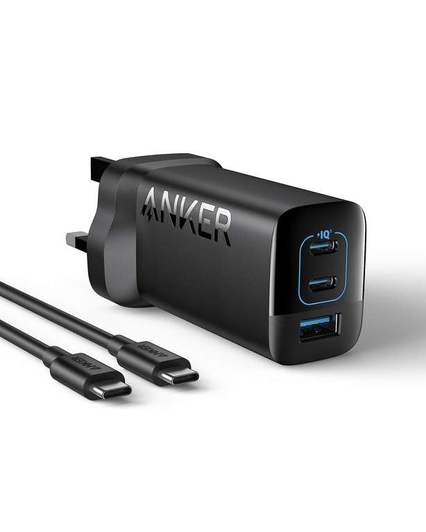 67W USB C Plug, Anker 335 Fast Charger, PIQ 3.0 Compact & Foldable 3-Port - Dispatches from Amazon Sold by AnkerDirect UK
