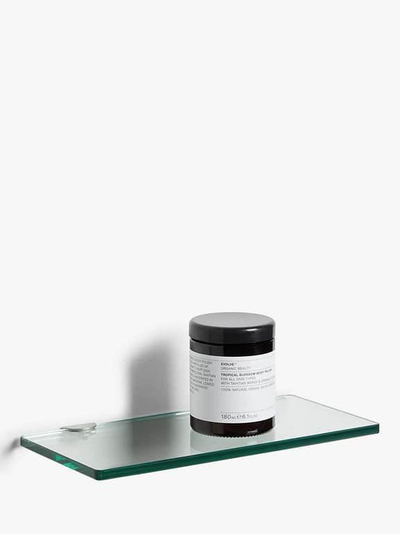 John Lewis small glass shelf (£2.50 click and collect)
