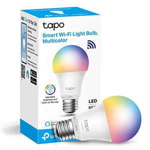 TP-Link Tapo L530E Smart Bulb WiFi LED E27 8.7W Works with Amazon Alexa - £2.99 (Account Specific With Voucher) @ Amazon