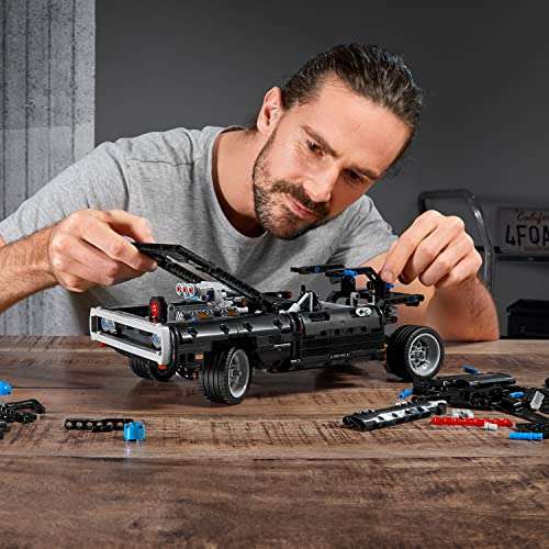 LEGO Technic 42111 Fast & Furious Dom's Dodge Charger Car Model - With Voucher