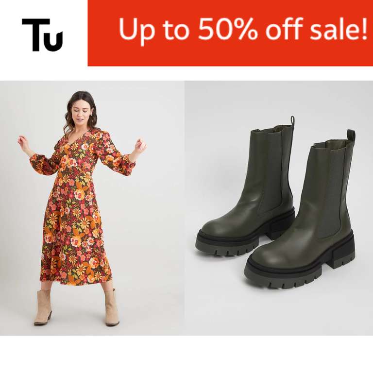 Sale Up to 50% Off + Free Click & Collect - @ Sainsbury's Tu Clothing