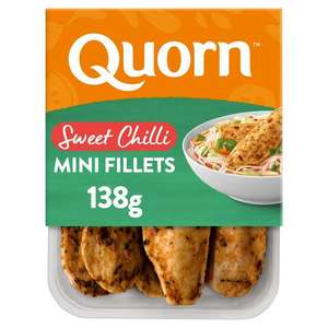 Quorn Vegan Sweet Chilli Mini Fillets / Jerk 138g - Instore Grimsby
