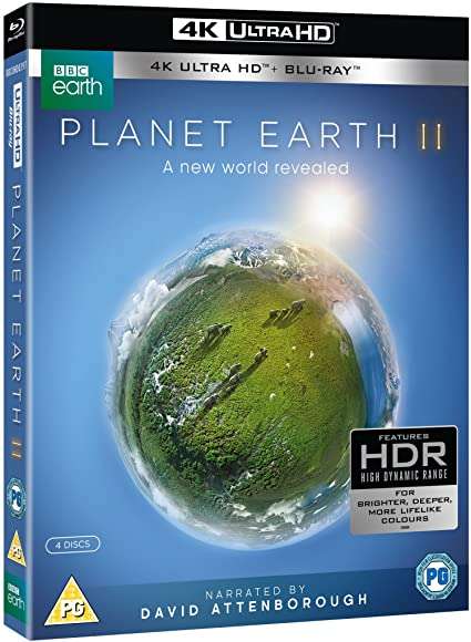 Planet Earth 2 - 4K UHD+BR (used) ££6 / £7.95 delivered @ CEX