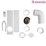 Ariston MOBIS 8 UK portable air conditioner, 8000 BTU, A energy class, white - Manufactured to be installed in UK