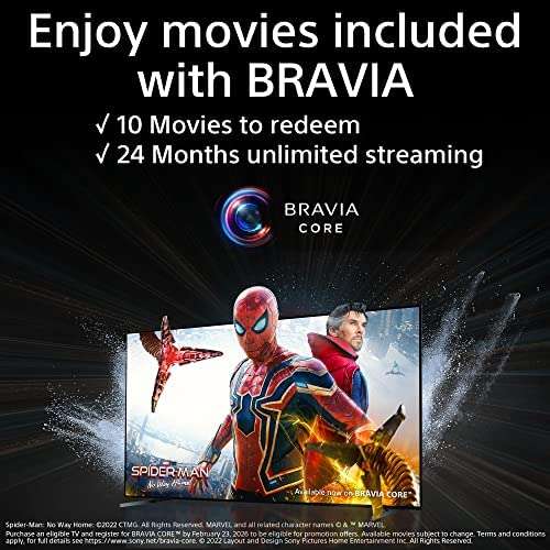 Sony BRAVIA XR | XR-55A80L | OLED | 4K HDR | Google TV | ECO PACK | BRAVIA CORE £1449 @ Amazon