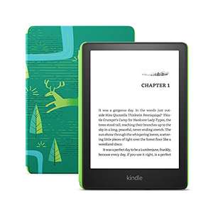 Kindle Paperwhite Kids | Includes over a thousand books, a child-friendly cover, Emerald Forest | 8GB £109.99 @ Amazon
