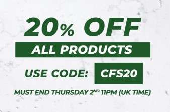 20% off everything with discount code at Classic Football Shirts