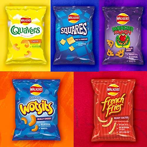 Walkers Crisps French Fries Worcester Sauce Snacks, 21g (Case of 32) At Checkout