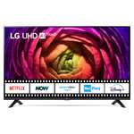 LG 43UR73006LA (2023) LED HDR 4K Ultra HD Smart TV, 43 inch with Freeview Play/Freesat HD, Black with code (MY JL Members)