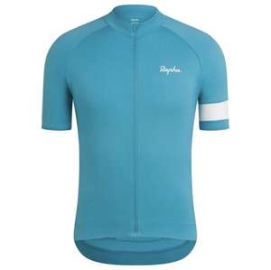 RAPHA Mens Core Cycling Jersey (Teal/White)