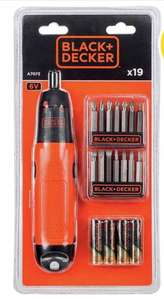 Black & Decker Cordless Screwdriver and Bits 6V now £6 + Free Collection @ Wilko