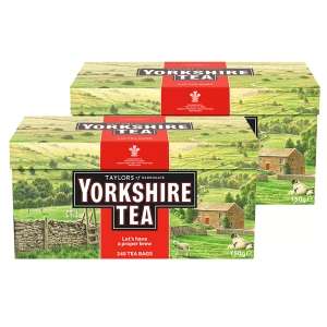 480 Taylors of Harrogate Yorkshire Tea Teabags (2 x 240 packs) + free delivery (Today Only)