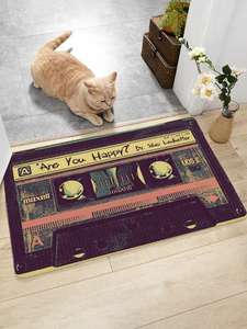 Magnetic Tape Print Floor Mat £3.39 with code @ SHEIN