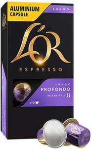 L'OR Espresso Lungo Profondo Intensity 8 Nespresso compatible - £19.87 @ Amazon