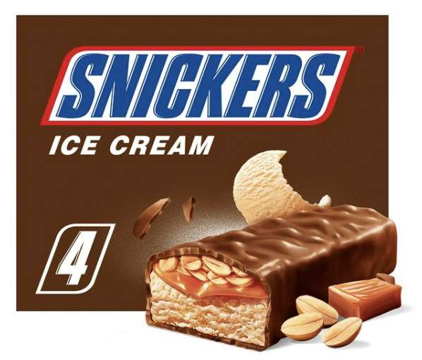 snickers ice cream 4 pack - £2 @ Sainsburys