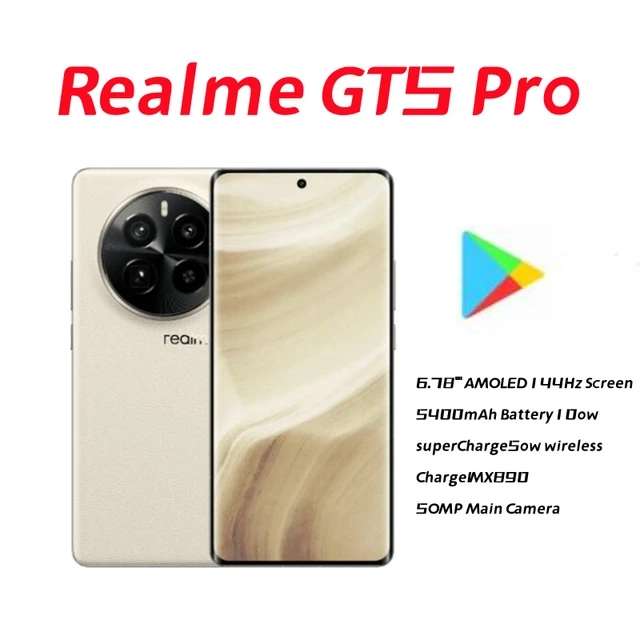 Realme GT5 PRO 5G 12gb/256gb sold by YTDC Store