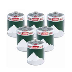 Coleman C500 Screw On Gas Cartridge x 6 Cartridge Multi Pack £29.49 delivered @ Wow Camping