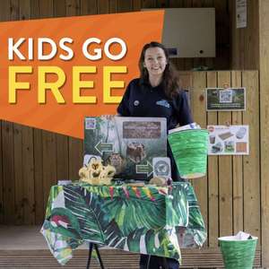 Knowsley Safari 15 & 16 March - Kids Go free with purchase of adult tkt e.g 1 adult & 4 kids tickets = £12 to £18.50 @ Knowsley Safari Park