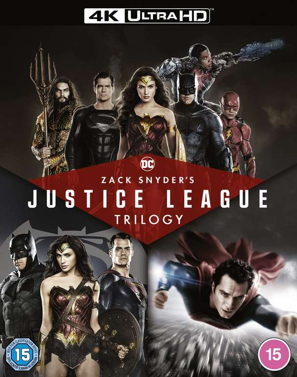 Zack Synders Justice Trilogy 4k Blu Ray