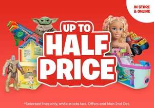 Up to 1/2 price toys incl: Fisher Price, VTech, Marvel, Hasbro, Nerf, Barbie, LOL, DC Batman + more (Free Click & Collect)