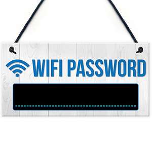 Red Ocean Wifi Password Chalkboard - £3.99 Dispatches from Amazon Sold by Hot UK Stuff