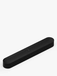 Sonos Beam (Gen 2) Compact Smart Soundbar with Dolby Atmos & Voice Control, Black