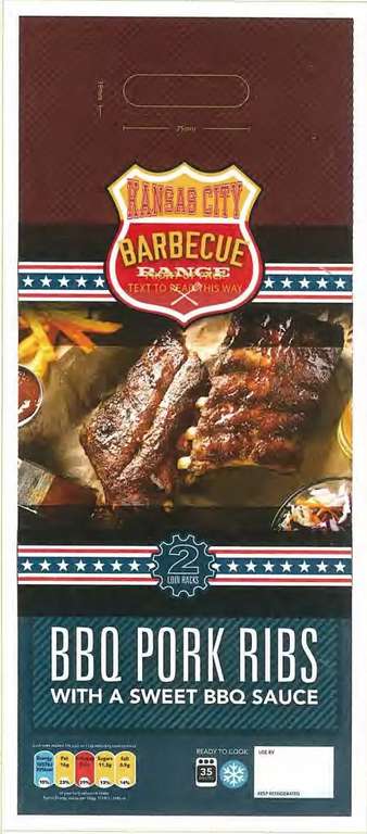 Kansas City BBQ Pork Loin Ribs with a Sweet BBQ Sauce 2 x 900g £11.99 Instore @ Costco (Members Only)