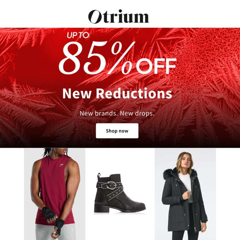 Sale Up to 85% Off + Extra 20% Off With Code + Free Shipping Over £150 (otherwise £5.95) - @ Otrium