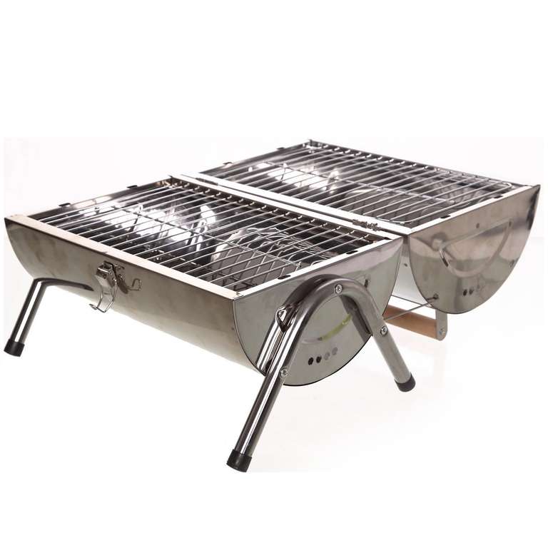 Stainless Steel Double Sided BBQ - £18 + Free Delivery @ Millets