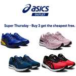 Super Thursday - Buy 3 get 1 Free On Footwear & Apparel + Extra 10% Off 1st Purchase + Free Delivery for OneASICS members - @ Asics Outlet
