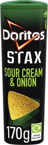 Doritos Stax Sour Cream & Onion, 170g - £1 / 95p Subscribe & Save + 5% Voucher on 1st S&S @ Amazon