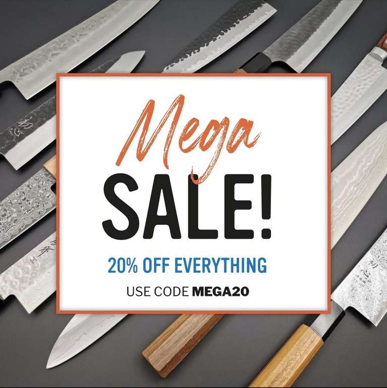 20% Off Everything With Voucher Code at Cutting Edge Knives