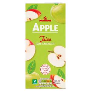 Apple Juice 1L , 4 Pack - 50p @ Morrisons Teignmouth