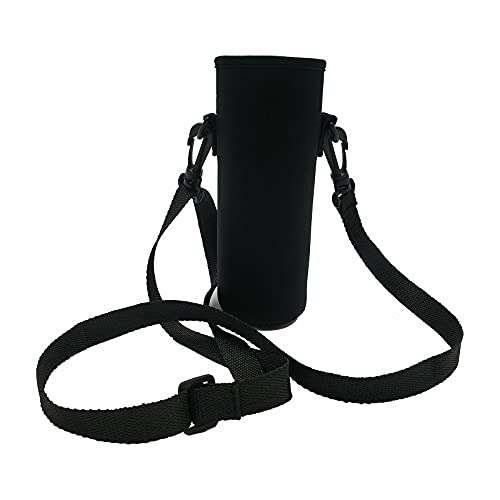 Water Bottle Pouch Neoprene Water Bottle Carrier Cover Bag with Shoulder Strap - £2.69 @ Amazon