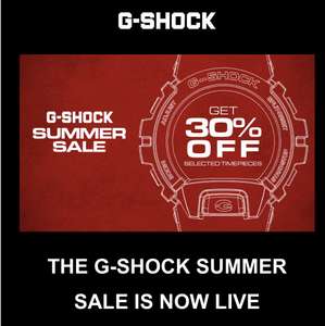 G-Shock summer sale - 30% off select models - e.g GWG-2000TLC-1AER TOYOTA LAND CRUISER TIE UP £545.30 @ Casio Shop