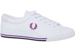 FRED PERRY White Logo Trainers SIZES 3-12 - £29.99 + £1.99 click & collect / £3.99 delivery @ TK Maxx