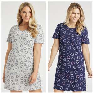 Cotton Nightdress (26 Styles / Sizes 8-26) - £4.25 + Free Delivery With Codes (In Description) @ Bonmarche