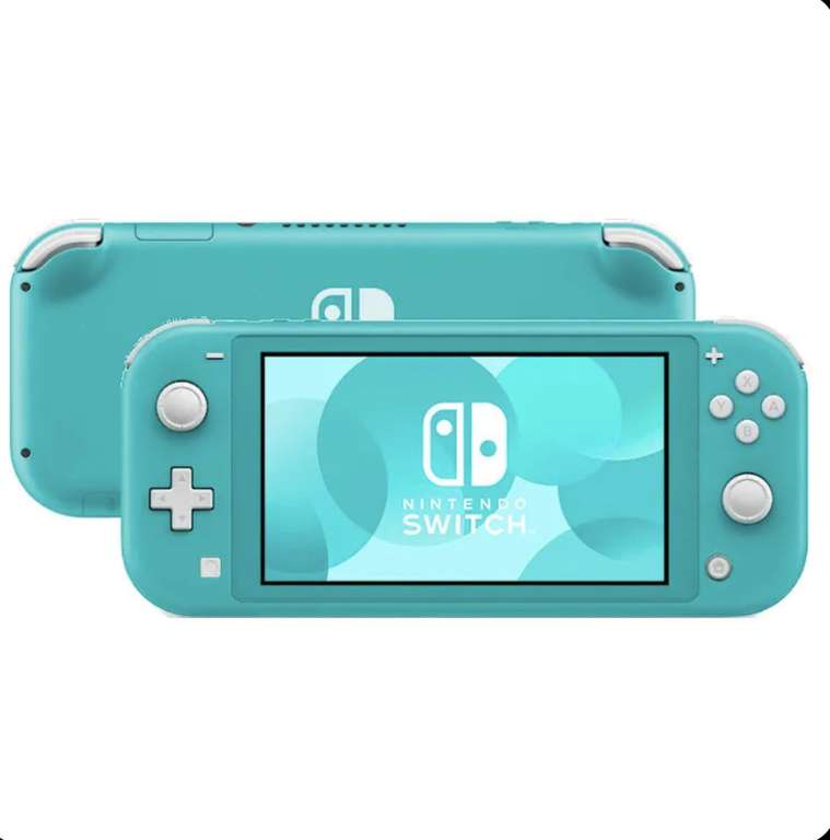Refurbished Nintendo Switch Lite - Turquoise Handheld Gaming System - w/Code, Sold music magpie