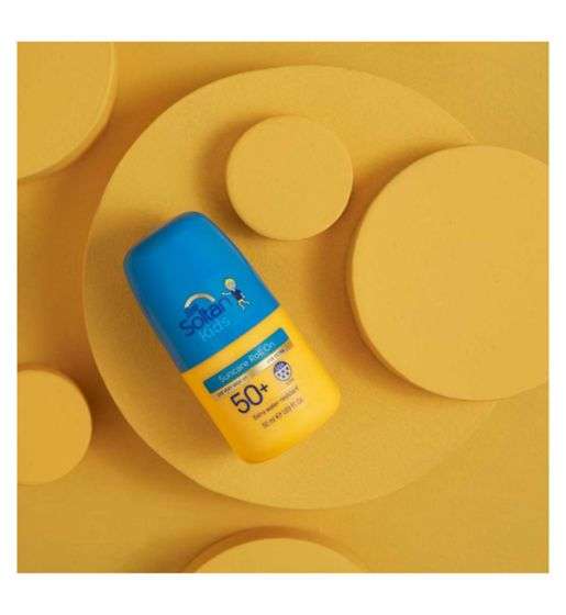 Two For 5 Soltan Kids Protect Moisturise Suncare Roll On SPF50 