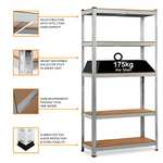 Crystals Heavy Duty 5 Tier Racking Shelf Garage Shelving Storage Shelves Unit (180x90x40cm) Sold + dispatched by Denny Shop
