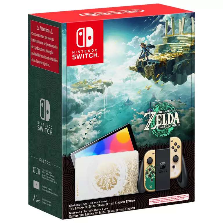 Nintendo Switch (OLED Model) Zelda: Tears of the Kingdom Limited Edition Console £304.99 @ Hit