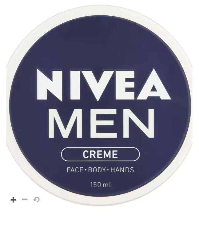 NIVEA MEN Crème, All Purpose Cream for Face, Body & Hands, 150ml £2.59 Boots +£1.50 click & collect
