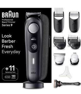 Braun Beard Trimmer Series 9 BT9441, Trimmer with Barber Tools and 180-min Runtime, Rated Which Best Buy