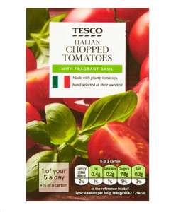 Italian chopped tomatoes 30p @ Tesco instore Wolverhampton